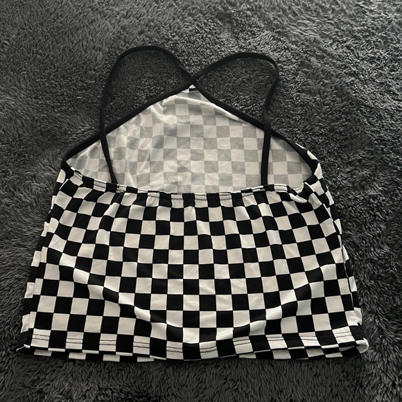 Medium Checkerboard crop top tank - Picture 5 of 5